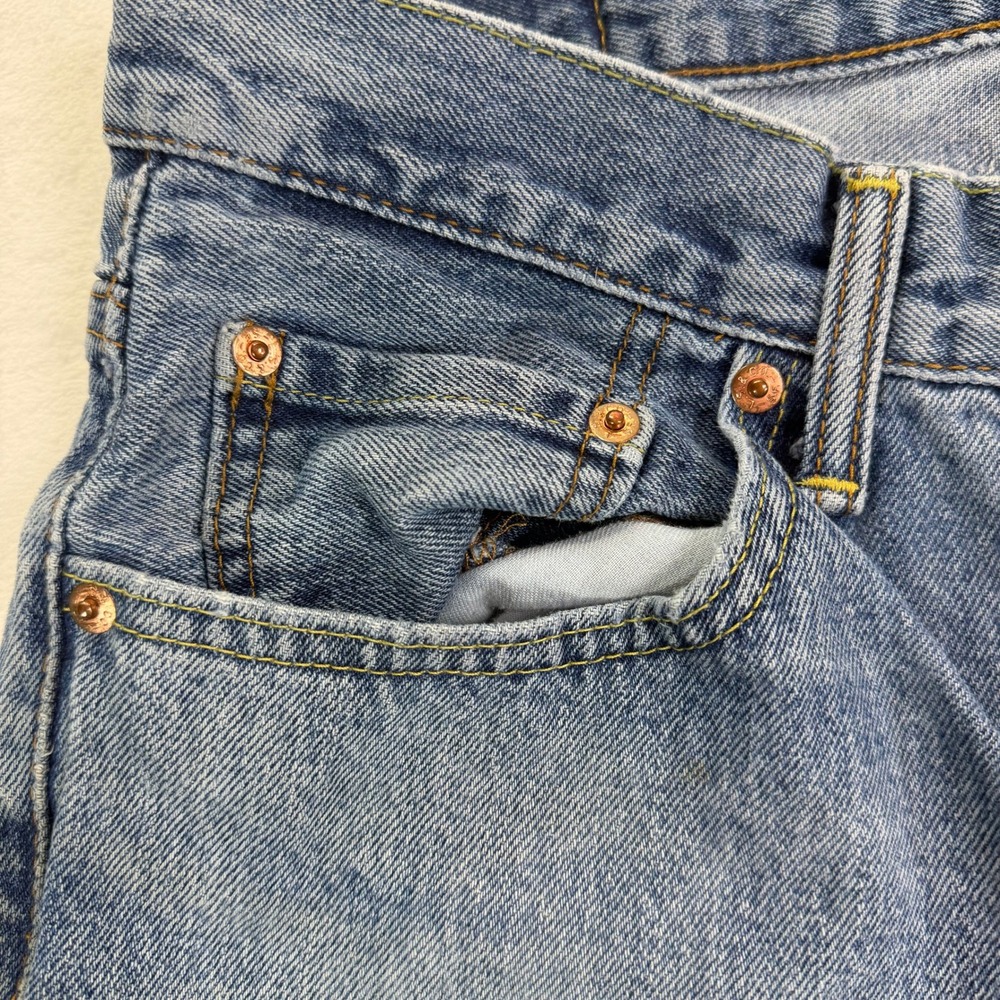 Levis 550 Relaxed Fit Mens Blue Denim Jeans 30x30 Medium Wash 00550-4891 - Picture 11 of 12